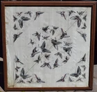Chinese Silk Thousand Butterflies Embroidered Silk Panel Qing Dynasty