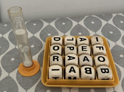 Boggle Hidden Word Spiel 1976 Parker Brothers