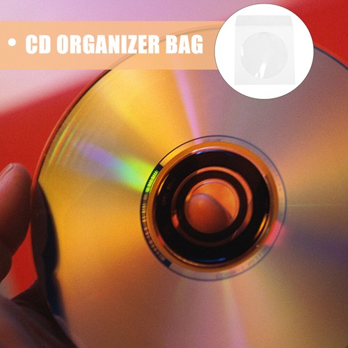 100 Pcs Sacchetto Di Carta DVD CD Custodie Cartacee Busta Portaoggetti in - Photo 2/12