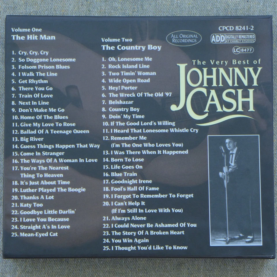 JOHNNY CASH - THE VERY BEST OF JOHNNY CASH - CHARLY - 2 CD SET - Bild 2 von 4