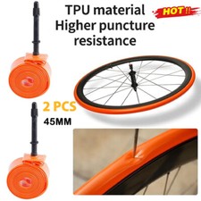 2 PCS Ultralight Bicycle TPU Inner Tube 700C 18/32C  Road Bike  45mm  USA
