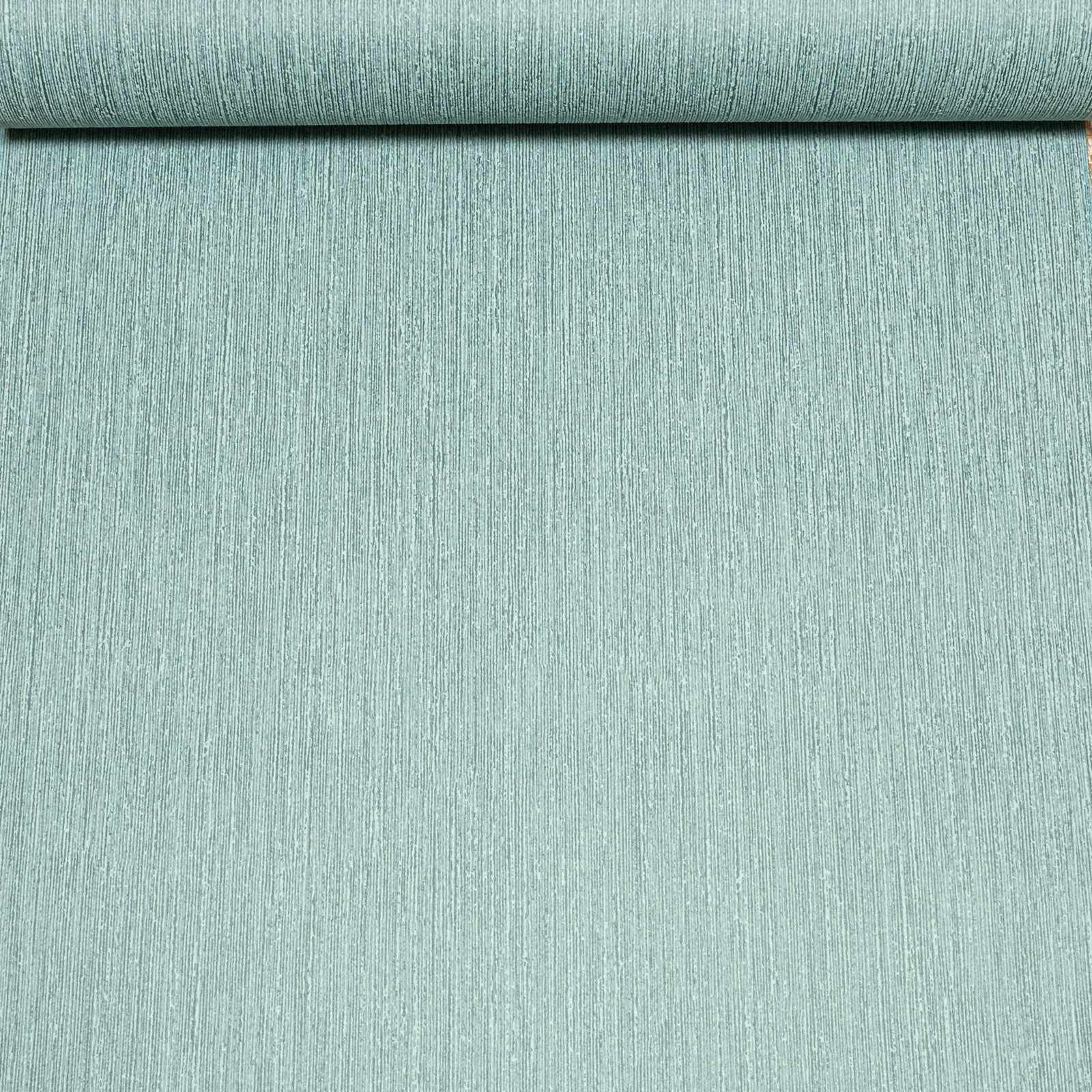 Plain Green Stripe Wallpaper Textured Free Match Paste The Wall Lounge Bedroom