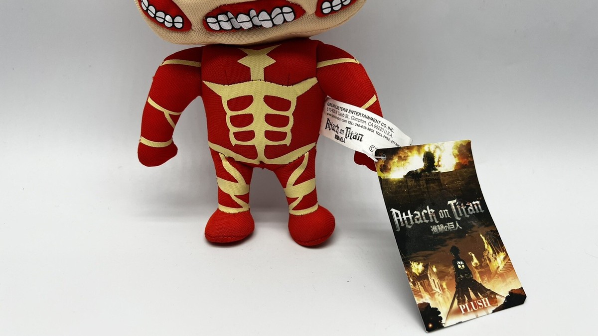 Attack On Titan Figure Plush Doll Colossal Titan 8in Funimation