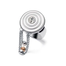 Anello Swatch Bijoux Bel Circolo Acciaio JRW019 Colore Argento Originale