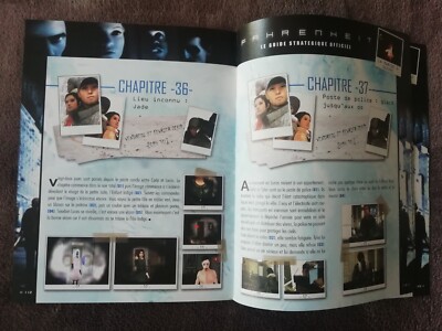 Guide Officiel Fahrenheit – Édition Rare TBE Pour PS2, PS4 Et Xbox