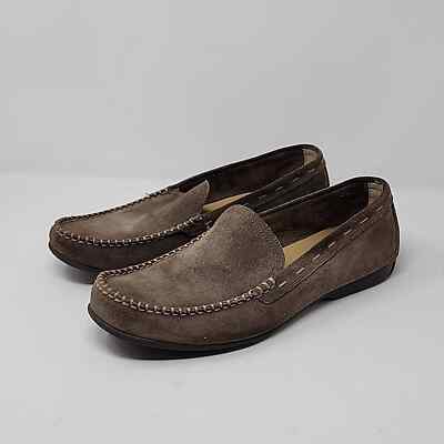 Frye Co. Venetian Slip On Driving Loafers Taupe Color Men display picture 3