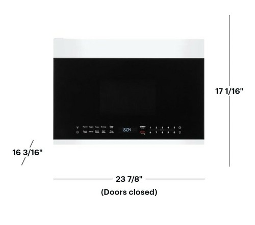 Frigidaire - 1.4 Cu. Ft. Over-the-Range Microwave with Sensor Cooking - white - Picture 4 of 10