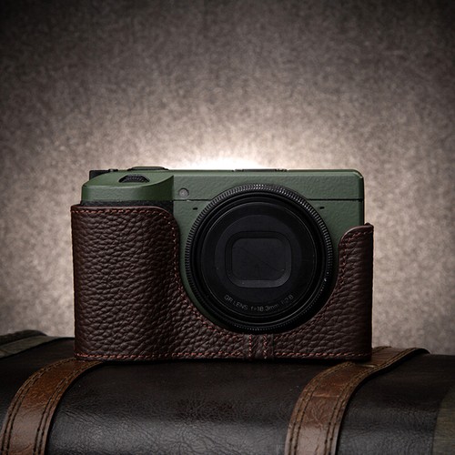 Suitable For Ricoh GR3/GR3X Genuine Leather Camera Half Case Bag Covers Handmade - Picture 26 of 40