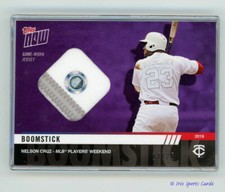 2019 Topps NOW Players Weekend Relic Nelson Cruz Minnesota Twins 14/25 PURPLE