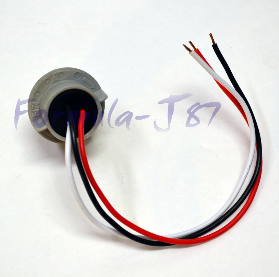 Flosser Pigtail Wire 2644 Female Socket 7443 Two Harness Front Turn Signal Lamp - Image 4 of 4