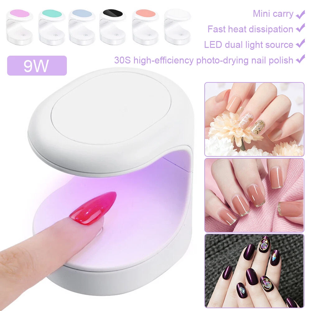 9W Mini Single Finger Lamp USB Fingernail Dryer LED UV Nail Phototherapy Lamp UK