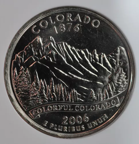 2006-D 25C Colorado Quarter Dollar  NGC MS 66