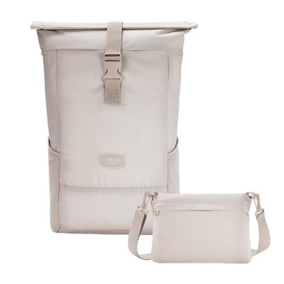 Faltbarer Rucksack Leicht Beige  Arne  Packable Backpack für Wandern, Reisen,...