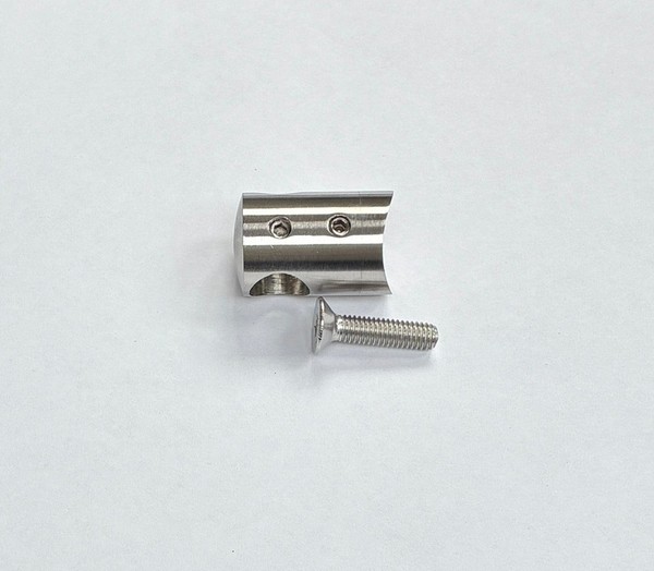 100 X Edelstahl Querstabhalter Traversenhalter 12 Mm Anschluß Ø 42,4 Mm V2A-image