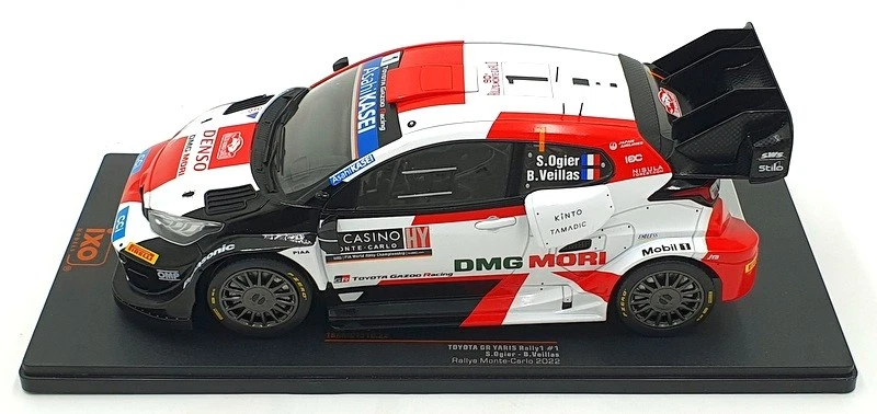 Modelos IXO escala 1/18 18RMC151B Toyota GR Yaris Rally1 Montecarlo 2022 1 Ogier Foto 4 de 4