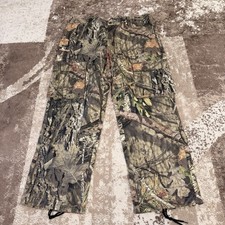 MOSSY OAK Mens Cargo Pants XL 40/42 Break-Up Country Hunting Adj Waist