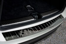für MERCEDES GLC (X253) 5D / HYBRID 2015-2022 Ladekantenschutz Edelstahl