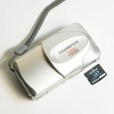 Olympus Camedia C-350 Zoom 3.2MP Digital Camera Tested Working 512MB xD Card