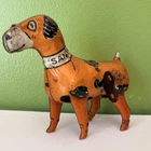 Vintage Litho Tin Wind up Toy Sandy from Orphan Annie WITH KEY *As IS*