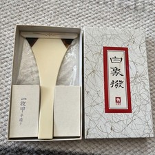 Shamisen White elephant bachi Japanese style design Traditional Instrument Boxed