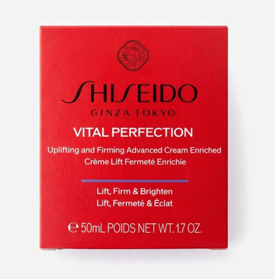 SHISEIDO VITAL PERFECTION /50ml uplifting & firming Advanced cream enriched 2026