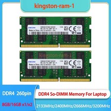 Samsung 8GB/16GB/32GB DDR4 2133 2400 2666 MHz SO-DIMM 2Rx8 260-Pin Memory Laptop