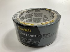 3M Scotch 3920-BK Duct Tape, 1 Roll Of 1.88" X 20 Yards
