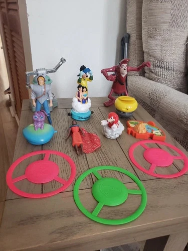 mcdonalds toys x 10 disney, sega,pixar 