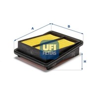 UFI Luftfilter 30.497.00 Filtereinsatz FüR Honda Jazz 2 DSI GD5 GE2 Idsi GD1 GD3