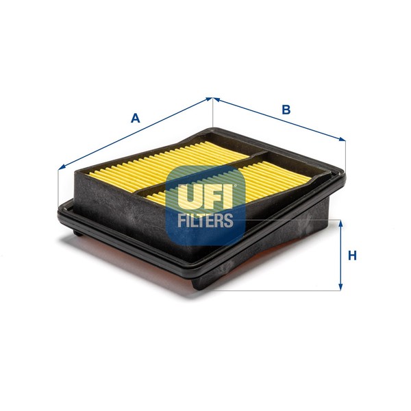 UFI Luftfilter 30.497.00 Filtereinsatz FüR Honda Jazz 2 DSI GD5 GE2 Idsi GD1 GD3-image