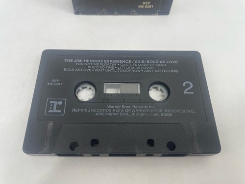 Jimi Hendrix Axis Bold As Love Cassette (REP M5 6281) w/ Slip Case Vintage - Picture 3 of 9