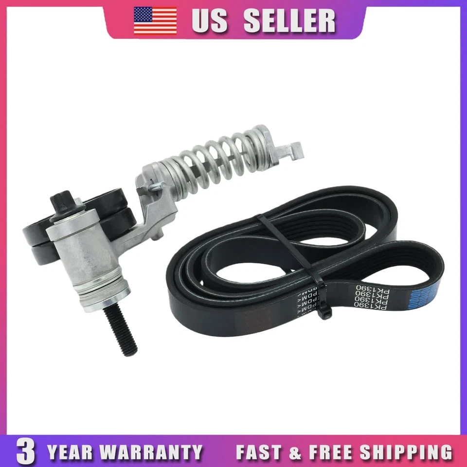 Kit tensor de correa de transmisión Serpentine 38344 6PK1390 para Buick Encore 2013-2018 Foto 3 de 4