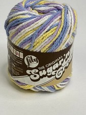 Lily Sugar'n Cream Yarn Violet Veil Ombre Cotton 4-Ply Worsted 2oz