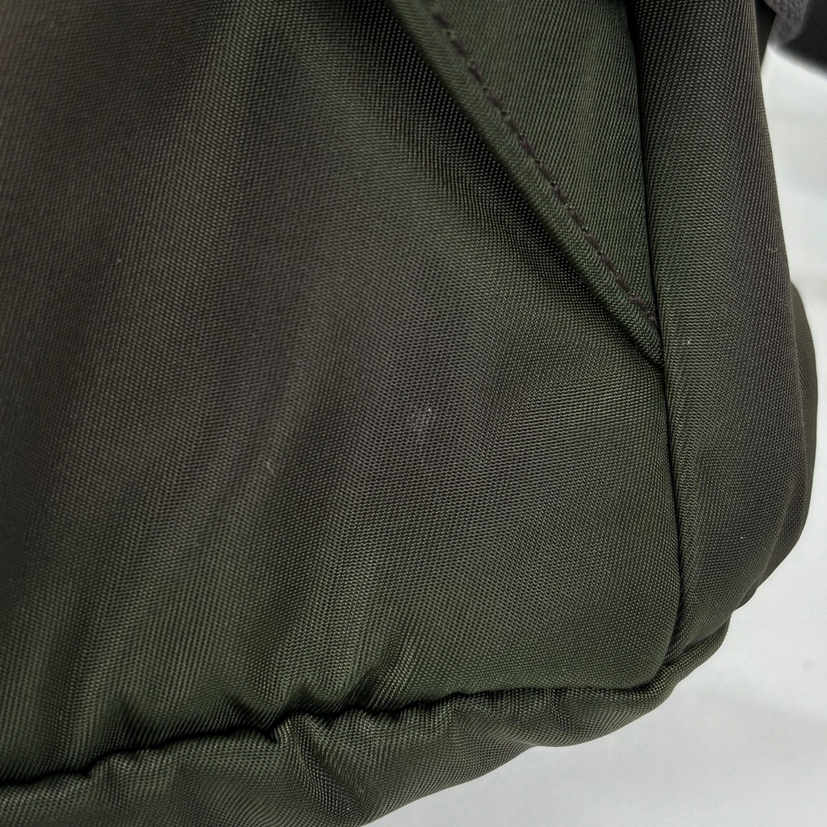 PRADA with logo Backpack Backpack Test nylon khak… - image 5