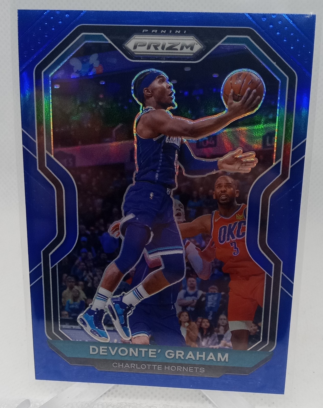 2020-21 Panini Prizm - Devonte' Graham #73 Blue Prizm /199