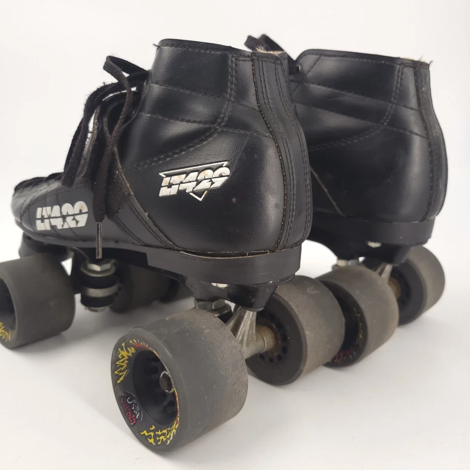 Patines de colección Labeda LT429 tamaño 8 negros con ruedas Wicked To The Max de 62 mm Foto 3 de 4