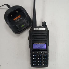 Baofeng Dual Band FM Transceiver Walkie Talkie Two Way Radio Rechargeable 