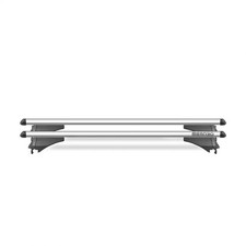 Barre universali da tetto auto flush/raised rails Menabò Tiger Silver