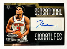 2024-25 Panini Prizm Kevin McCullar Jr. AUTO RC Sensational Signatures Knicks!