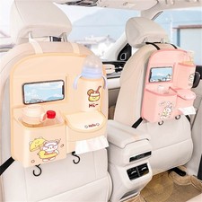 Multi-function Car Accessories Seat Back Headrest Storage Organizer Bag Cute