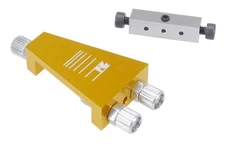 Porkchop BMX Porkvert bicycle gyro upper brake cable splitter - GOLD ANODIZED