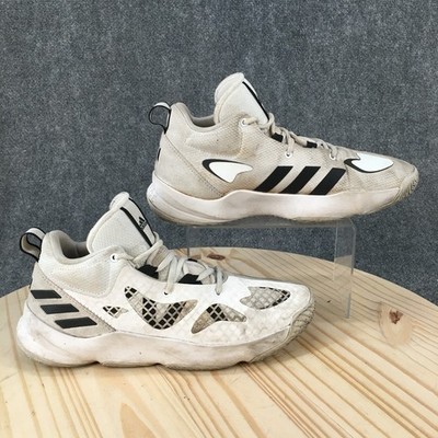 Adidas Pro N3XT Shoes Mens 10 Basketball Sneakers Athletic Lace Up Low Top White