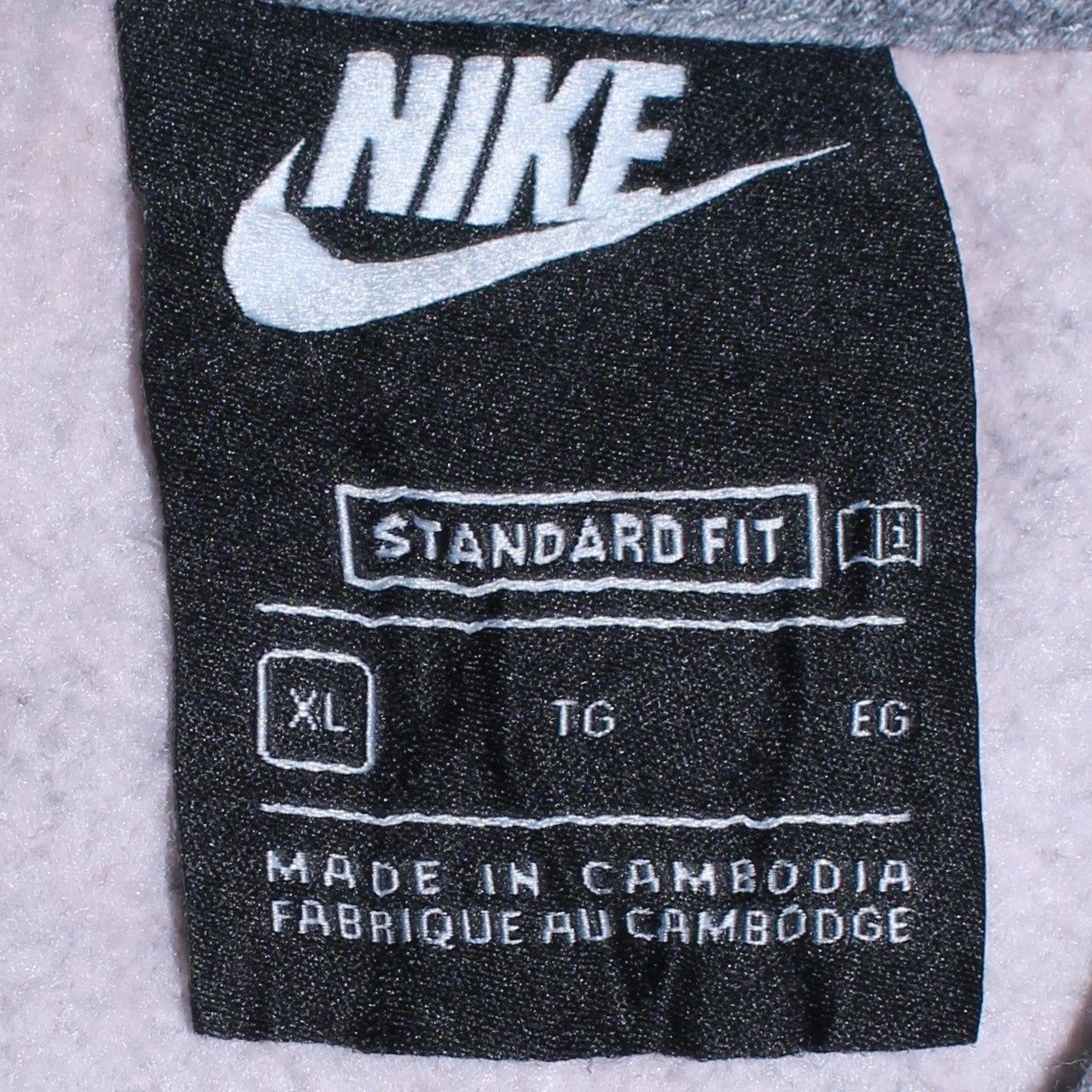 Nike Grey Hoodie Womens Xl image 6