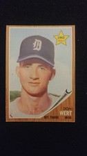 1962 Topps  Baseball card # 299 Don Wert  ( G to VG )