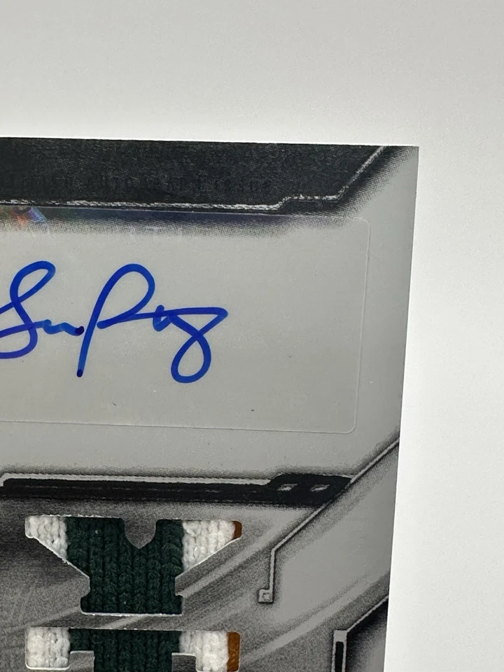 2019 Topps Triple Threads 白鲸 1/1 斯蒂芬·皮斯科蒂 - 签名球衣卡 — 第 2/4 张图片