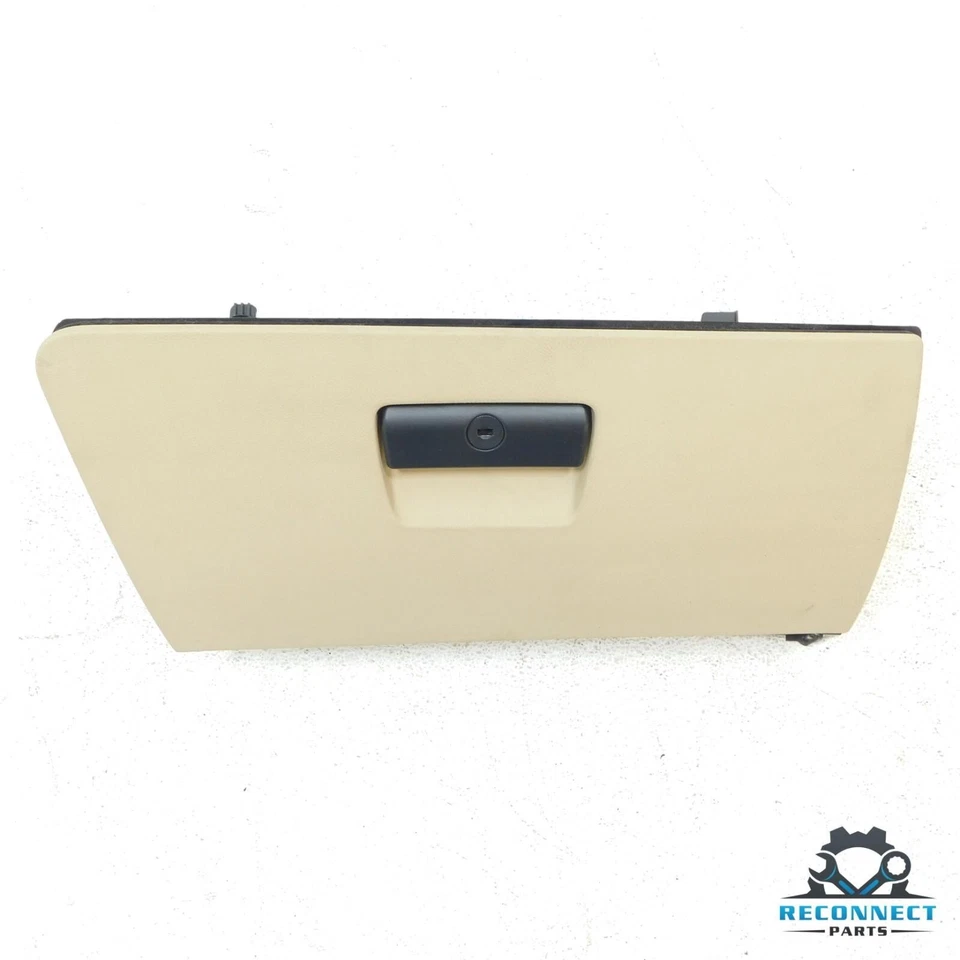 06-12 BMW 325i 328i 330i 335i M3 E90 Glove Box Compartment Assembly Beige OEM - Image 4 of 4