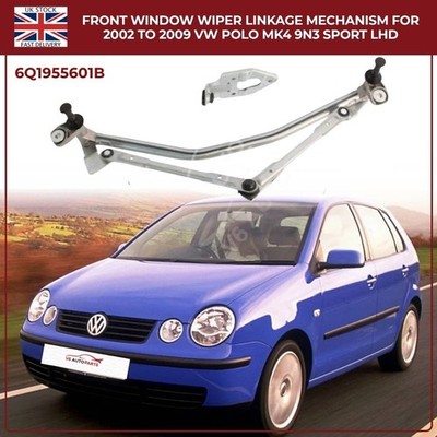 Windshield Front Wiper Linkage No Motor For 2002 To 2021 VW POLO 9A4 Saloon LHD