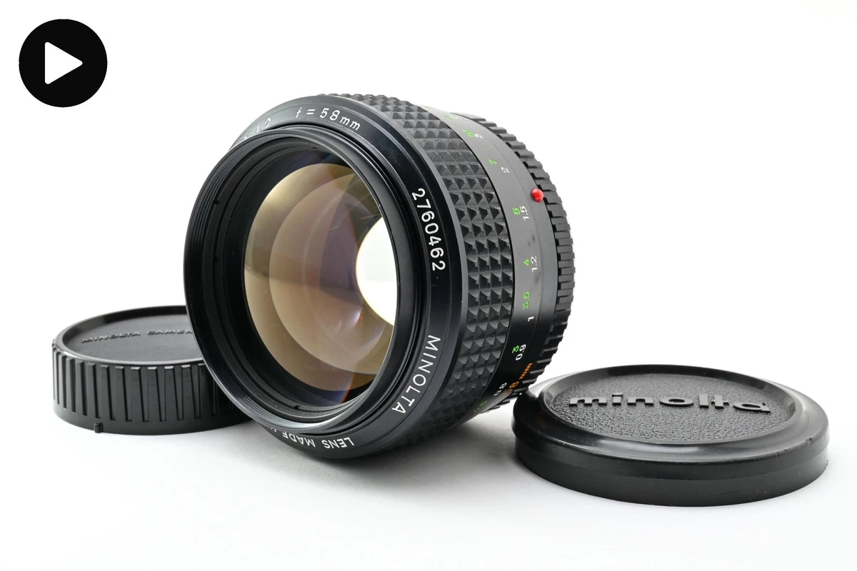 Minolta 58mm Focal f/1.2 Camera Lenses for sale | eBay