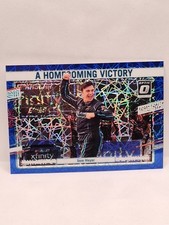 2024 Donruss NASCAR Optic Blue Velocity Prizm #25 Sam Mayer Homecoming Racing
