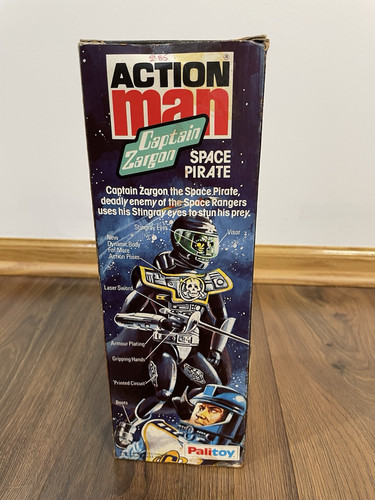 Vintage Palitoy Action Man Captain Zargon 1981 Action Figure With Box GI Joe - Bild 4 von 9